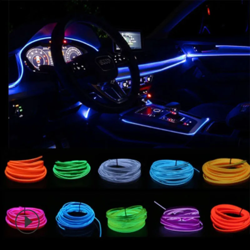Car Interior Neon Light Usb - Luces LED para interior de coche