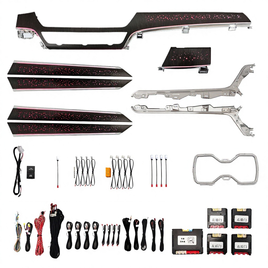 Car Ambient Lighting 64 Color - Kit de luces ambientales RGB de