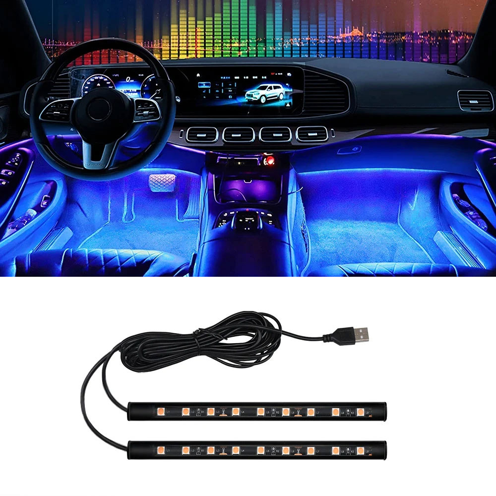 Car Interior Neon Light Usb - Luz de Neón para Auto, Luz