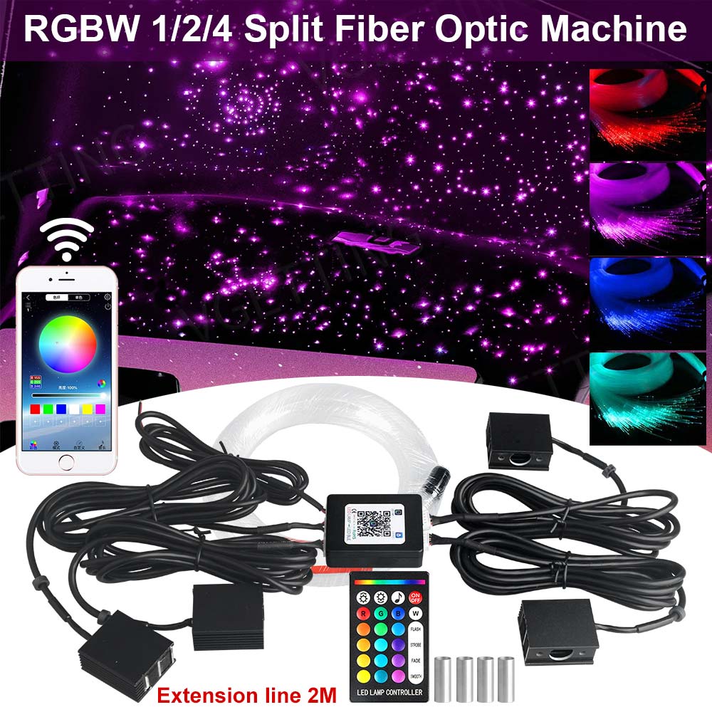 Car Roof Star Light Fiber Optic - Luz de Techo RGBW para Auto