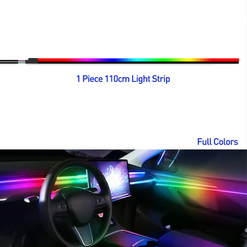 Car Ambient Lighting 18 In 1 - Luz ambiental para coche 18 en