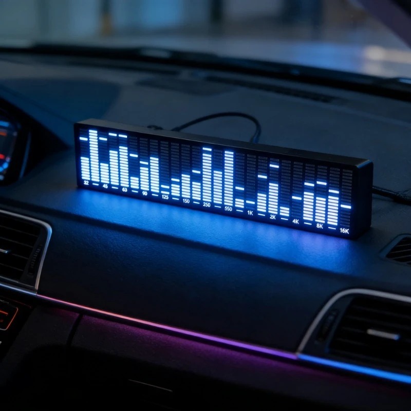 Car Ambient Light Sound Activated - Luz LED Ambiental para Auto con