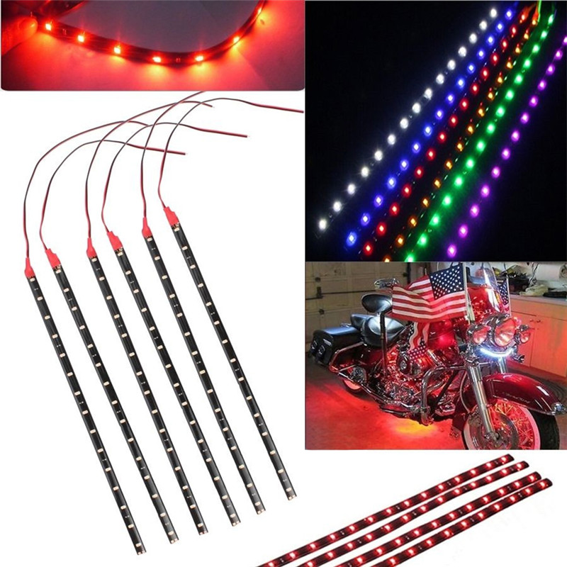 Car Led Strip 12V Waterproof - 6 uds impermeable 15 SMD DC