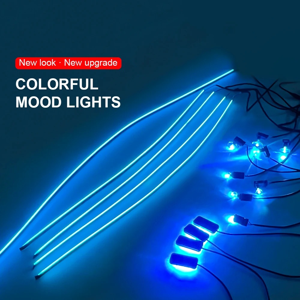 Car Ambient Light Door Panel Acrylic - Tira de luces LED acrílicas para