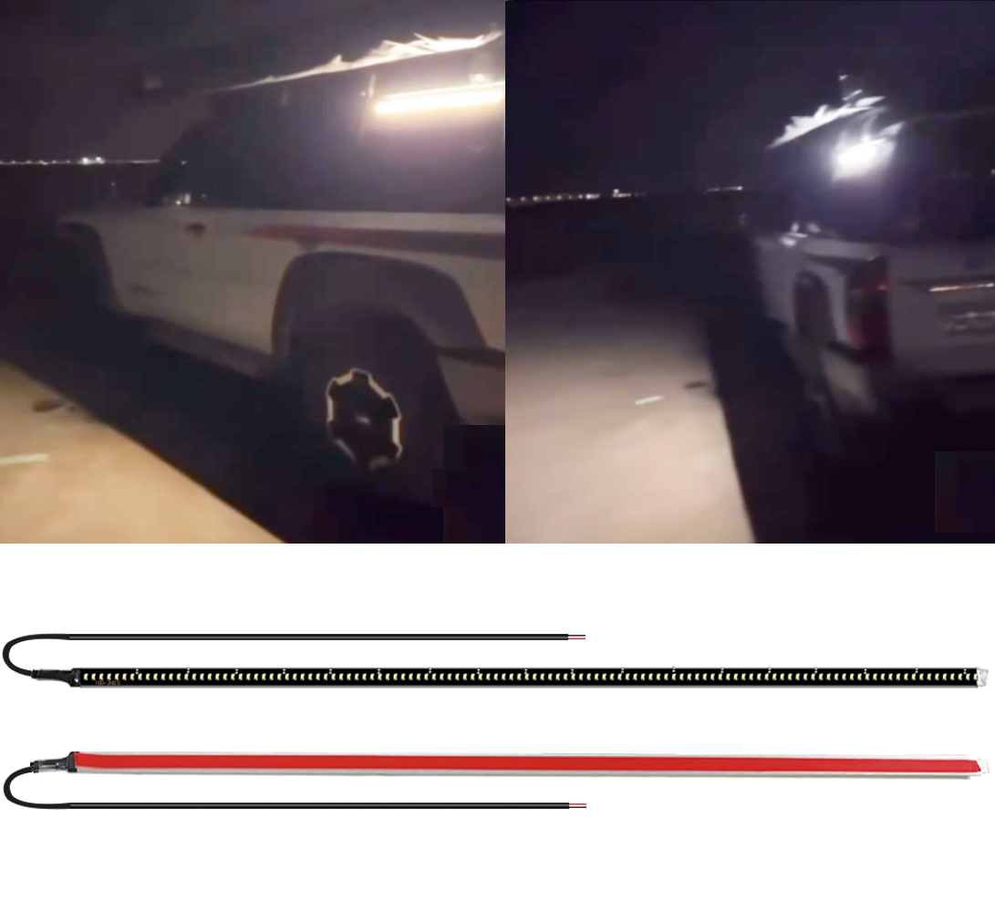 Car Led Strip 12V Waterproof - Luz LED lateral para coche, tira