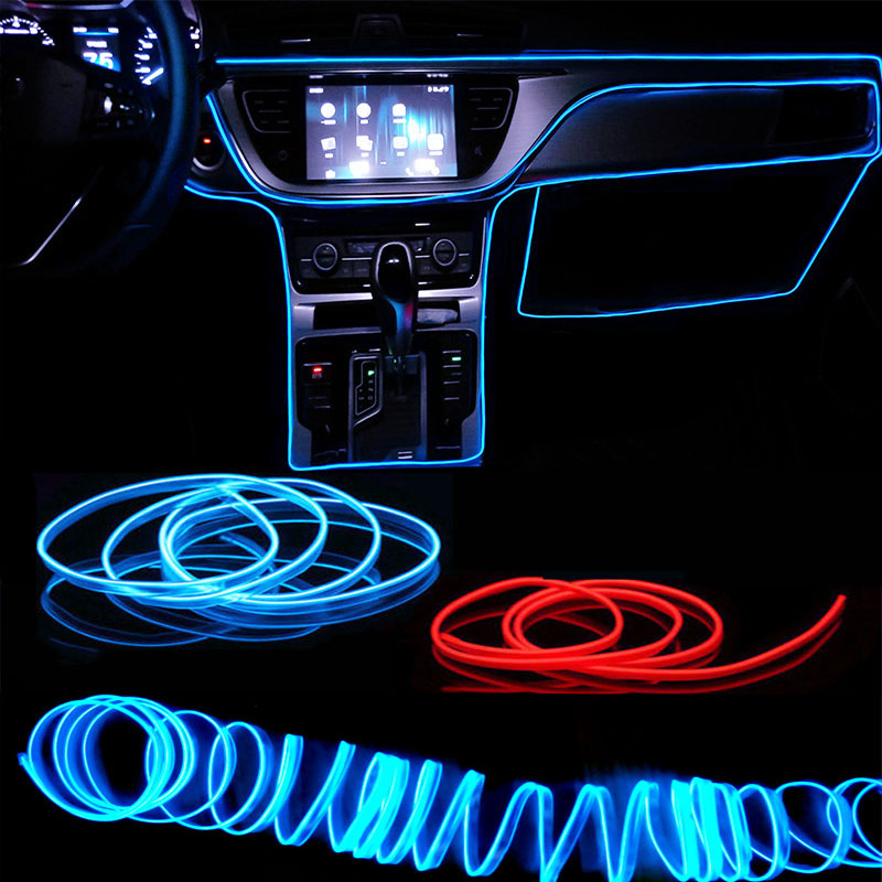 Car Interior Neon Light Usb - Lámpara decorativa Led para Interior de