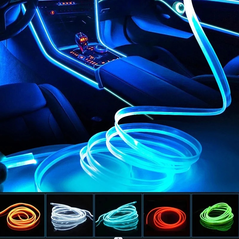 Car Interior Neon Light Usb - Ambiento de coche El cable LED