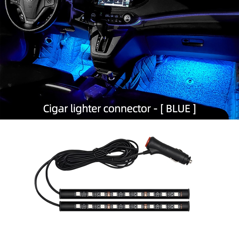 Car Interior Neon Light Usb - Luz de pie de neón para