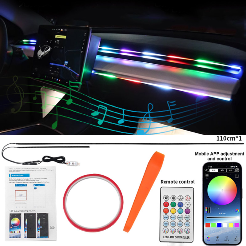 Car Ambient Lighting 64 Color - Luces LED de Ambiente para Auto,