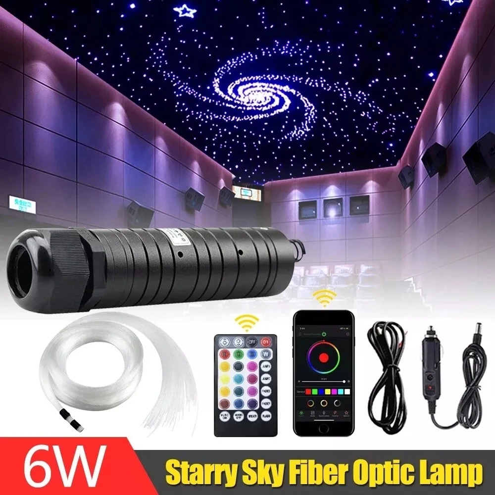 Car Roof Star Light Fiber Optic - Luz de Fibra Óptica RGBW de