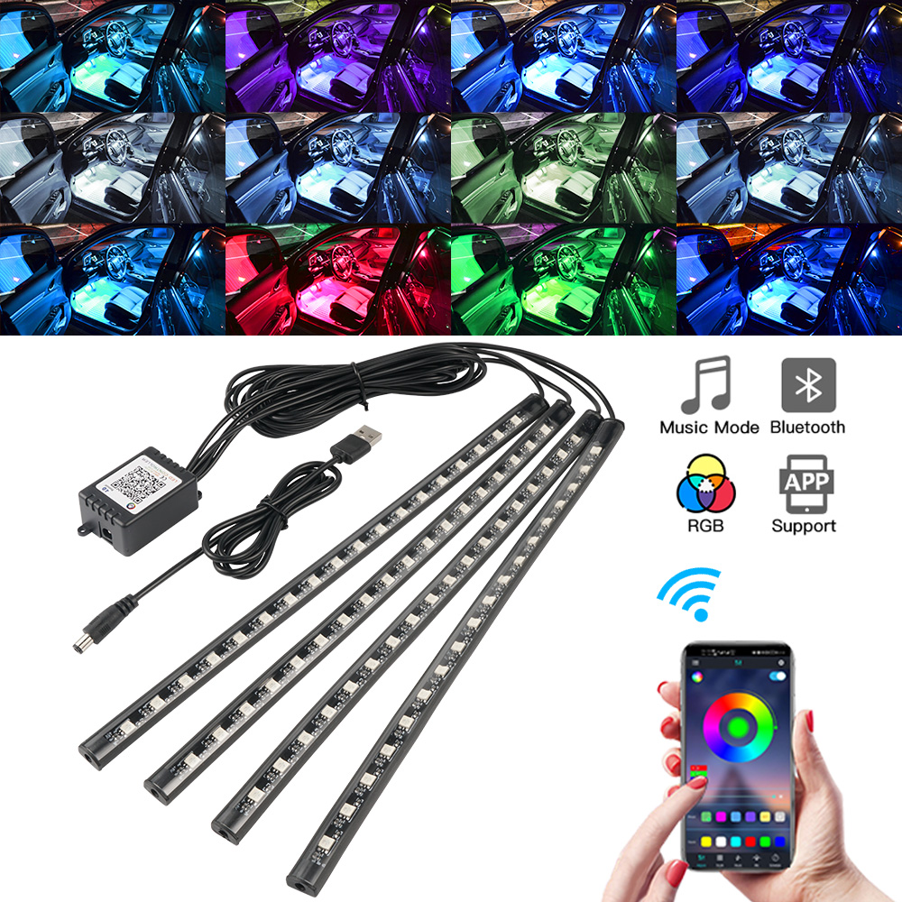 Car Interior Neon Light Usb - Luz LED de neón para Interior