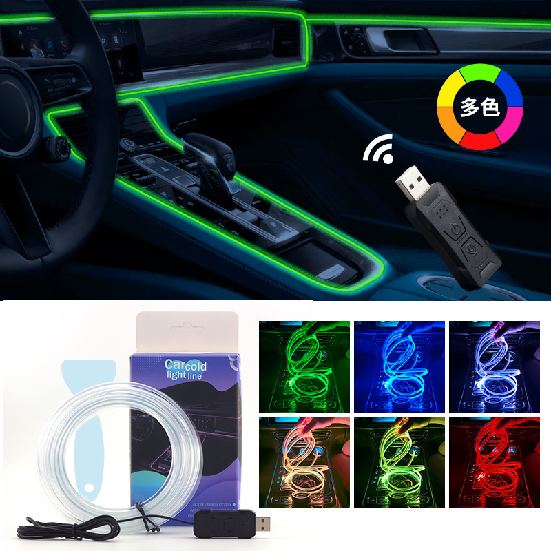 Car Interior Led Strip App Control - Tira de Luz LED RGB para