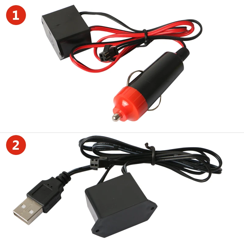 Luces LED para interior de coc - Car Interior Neon Light Usb reseña y precio