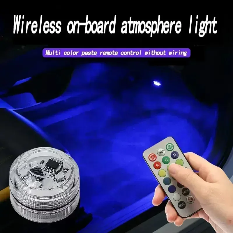 Luz LED ambiental Interior par - Car Ambient Light Kit With Remote reseña y precio