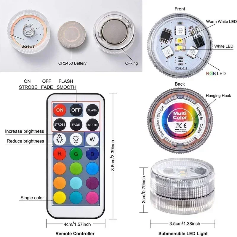 Luz LED ambiental Interior par - Car Ambient Light Kit With Remote reseña y precio