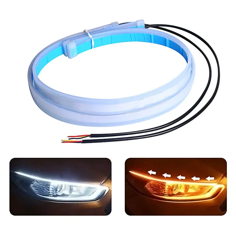 1 par de luces LED DRL de 12V  - Car Led Strip 12V Waterproof reseña y precio