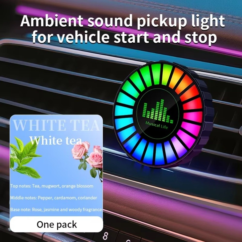 Luz Ambiental Recargable para  - Car Ambient Light Sound Activated reseña y precio