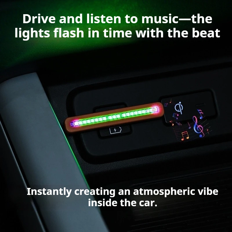 Lámpara LED ambiental con luz  - Car Ambient Light Sound Activated reseña y precio