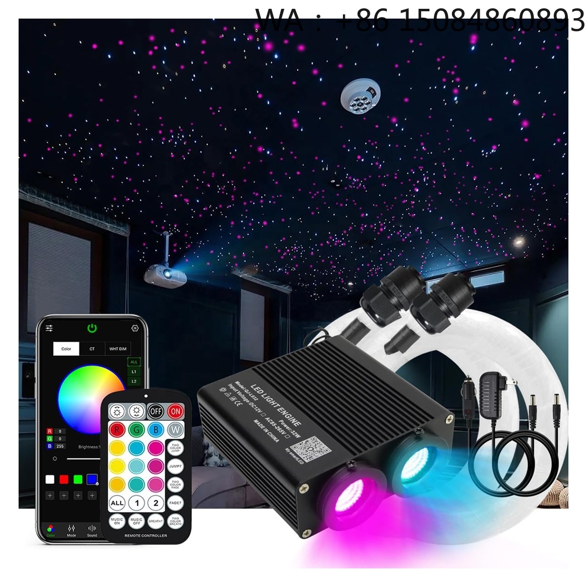 Kit de Luces de Techo de Fibra - Car Roof Star Light Fiber Optic reseña y precio