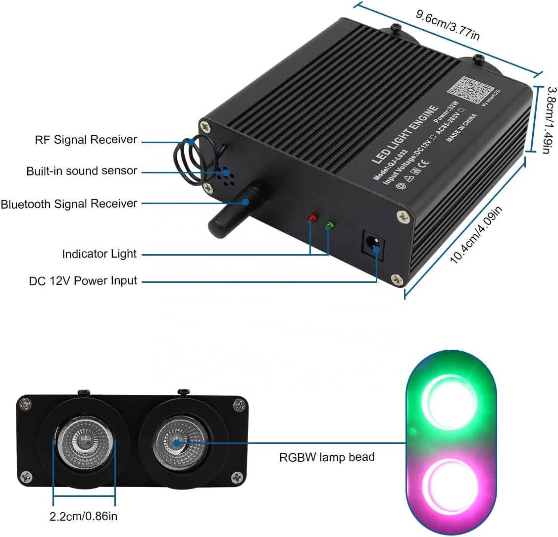 Kit de Luces de Techo de Fibra - Car Roof Star Light Fiber Optic reseña y precio