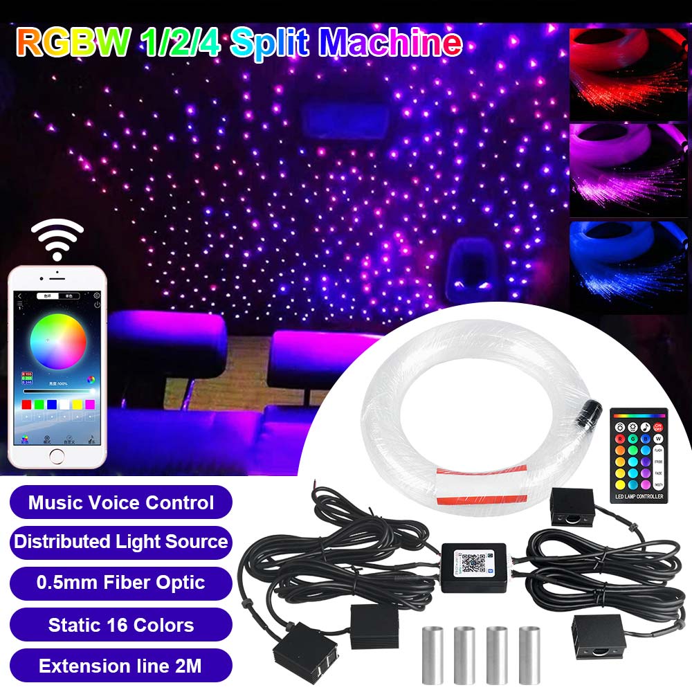 Luz de techo de fibra óptica R - Car Roof Star Light Fiber Optic reseña y precio