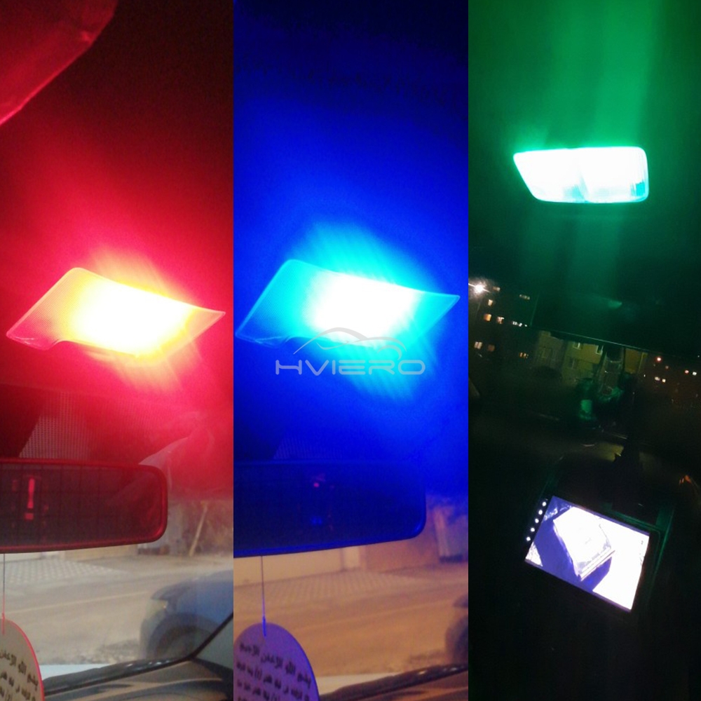 2 Luces LED T10 RGB para Inter - Car Ambient Light Kit With Remote reseña y precio