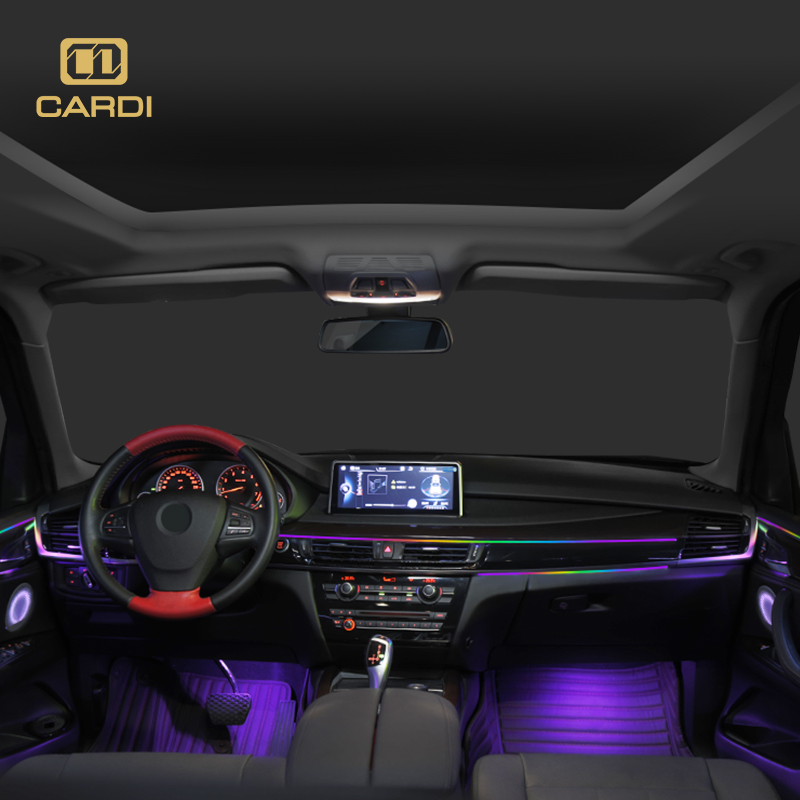 Tira de luces LED de neón a to - Car Ambient Lighting 18 In 1 reseña y precio