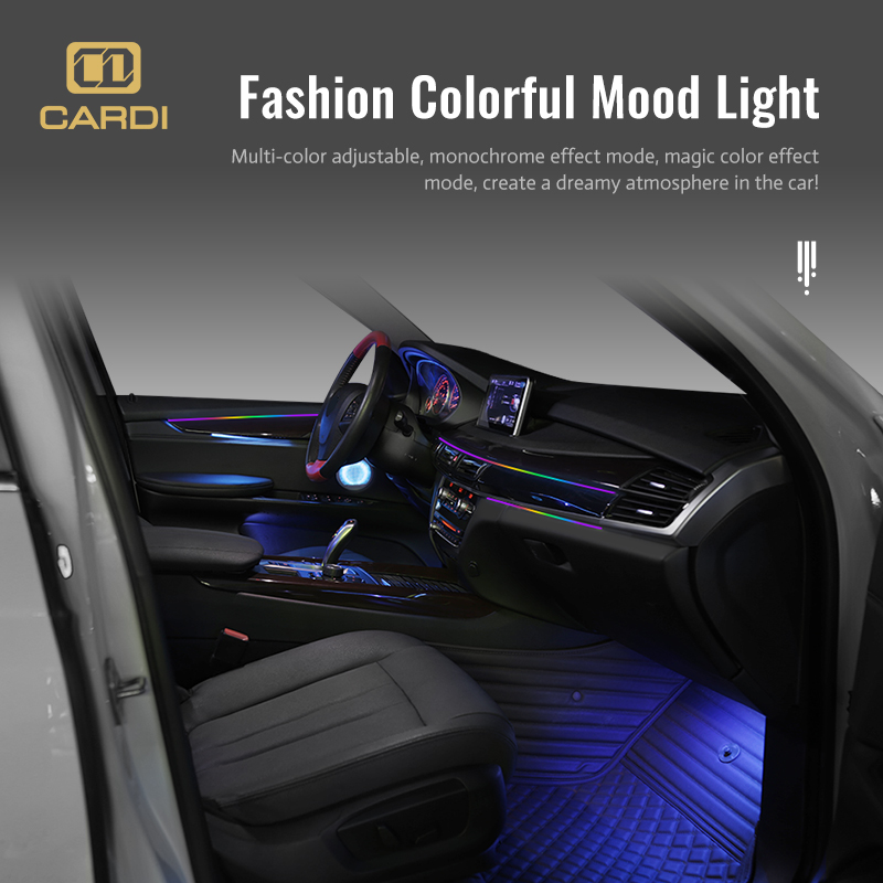 Tira de luces LED de neón a to - Car Ambient Lighting 18 In 1 reseña y precio