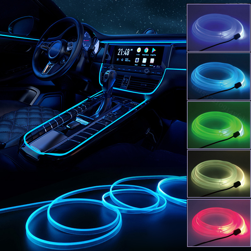 Luz ambiental LED USB de 1M/3M - Car Interior Neon Light Usb reseña y precio