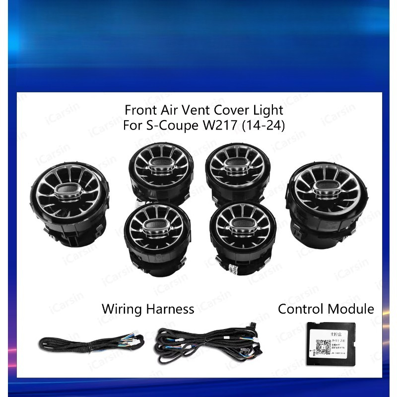 Tira de Luces Dinámicas W217 W - Car Ambient Lighting 64 Color reseña y precio