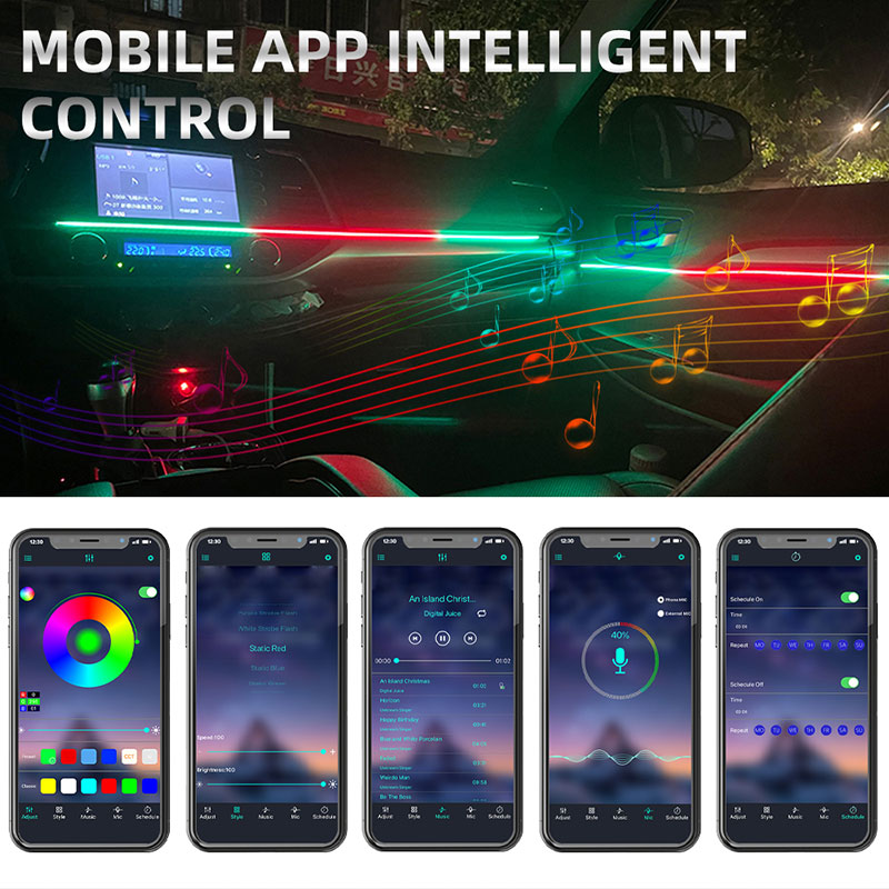 Luz ambiental para coche 18 en - Car Ambient Lighting 18 In 1 reseña y precio