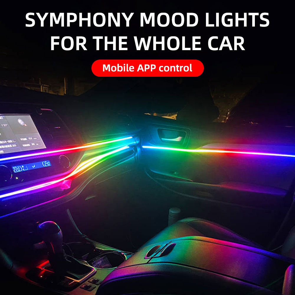Luz ambiental para coche 18 en - Car Ambient Lighting 18 In 1 reseña y precio