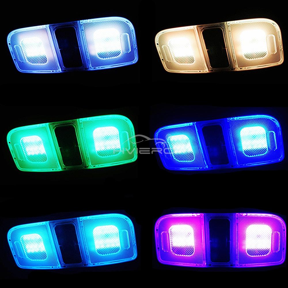 2X decoración Interior de coch - Car Ambient Light Kit With Remote reseña y precio