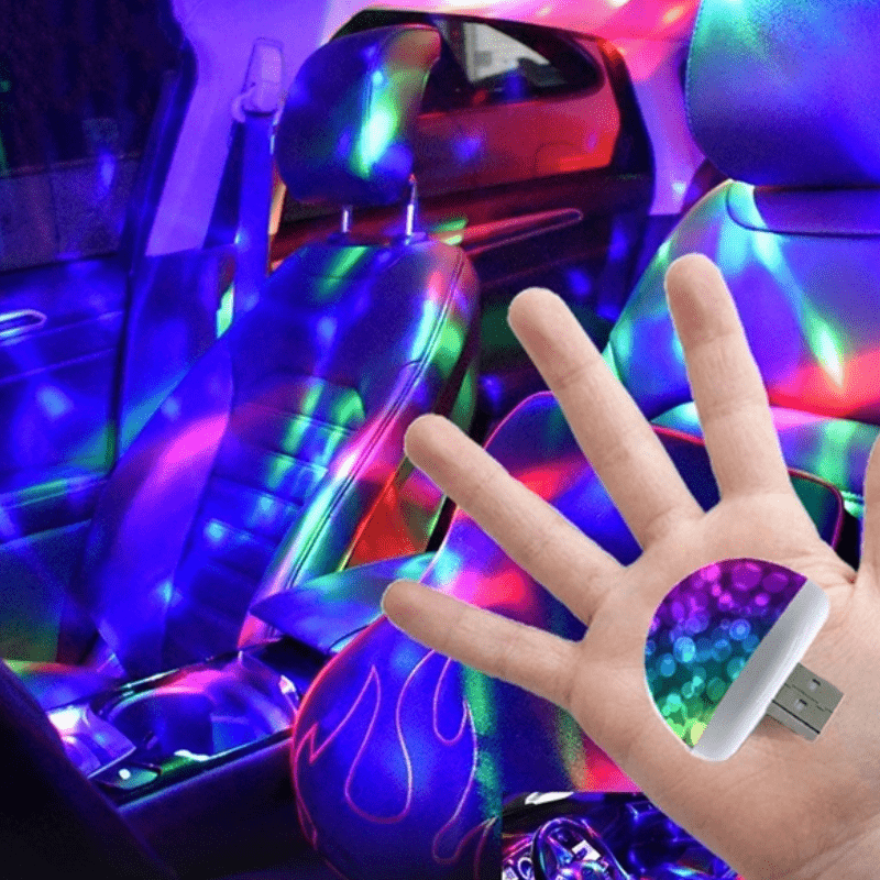 Nueva luz LED USB multicolor p - Car Interior Neon Light Usb reseña y precio
