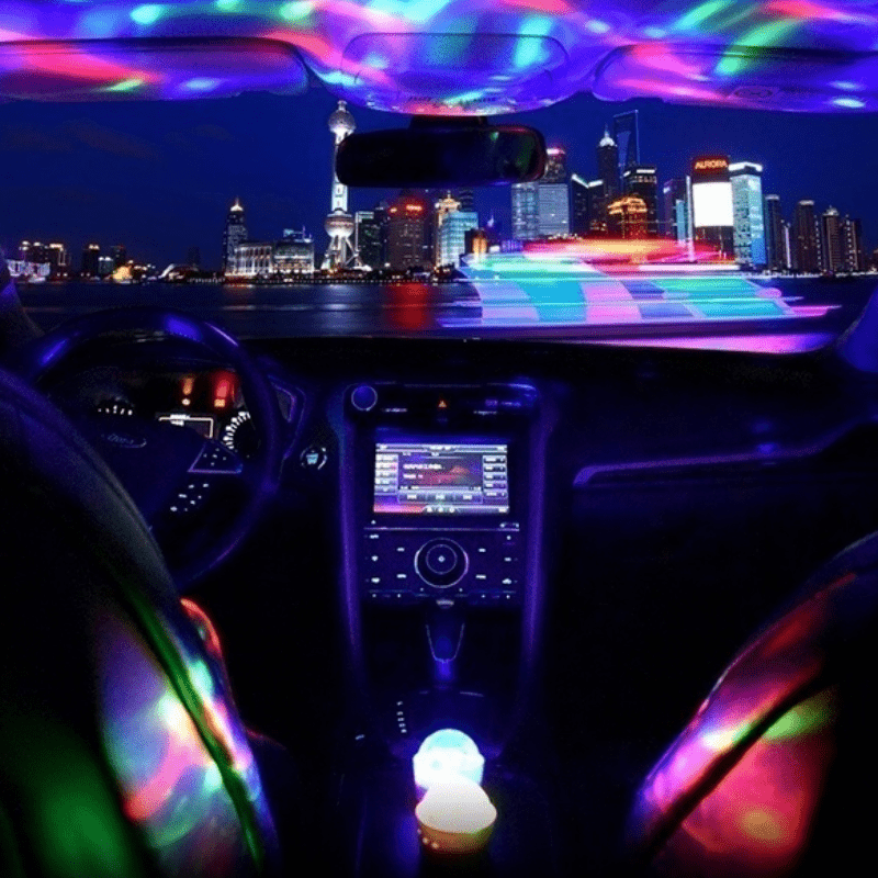 Nueva luz LED USB multicolor p - Car Interior Neon Light Usb reseña y precio