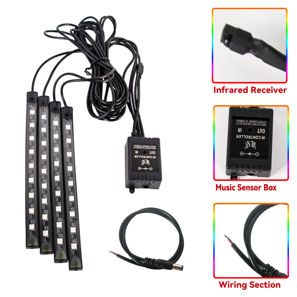 Lámpara decorativa para motore - Car Led Strip 12V Waterproof reseña y precio
