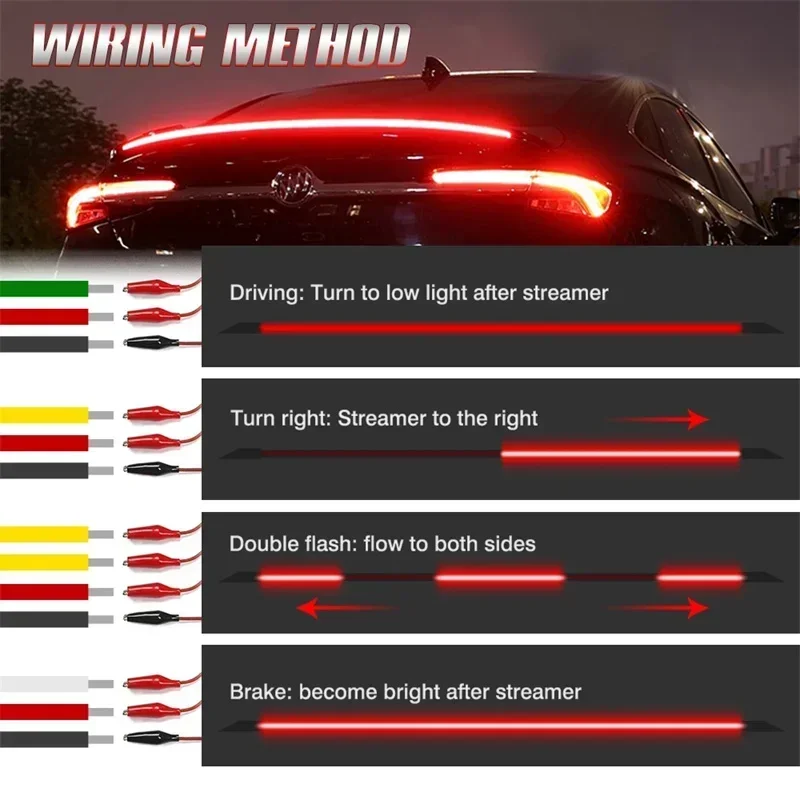 120/130CM dinámico blanco amar - Car Roof Star Light Fiber Optic reseña y precio