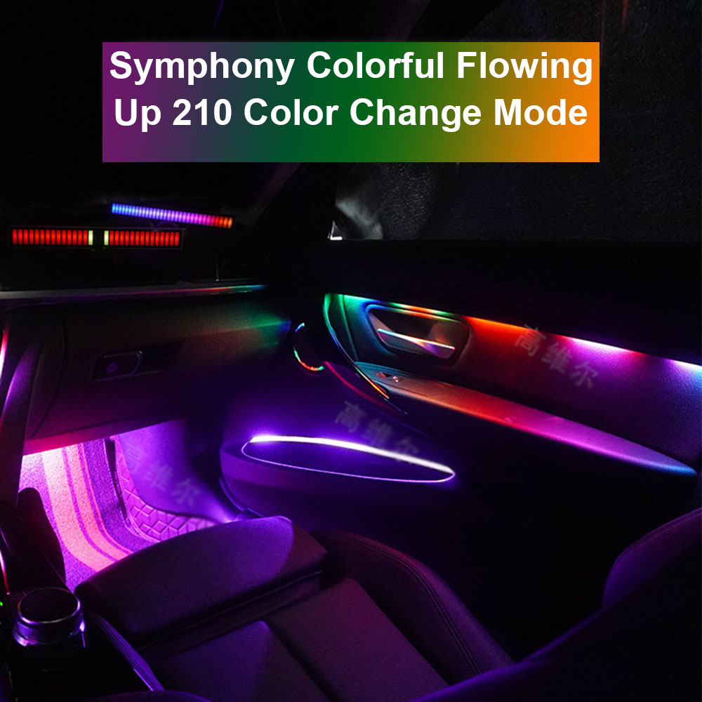 6 10 14 en 1 18 en 1 LED sinfo - Car Dashboard Light Fiber Optic reseña y precio