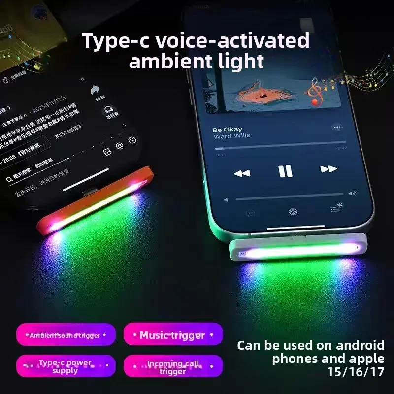 Mini lámpara LED RGB con activ - Car Ambient Light Sound Activated reseña y precio