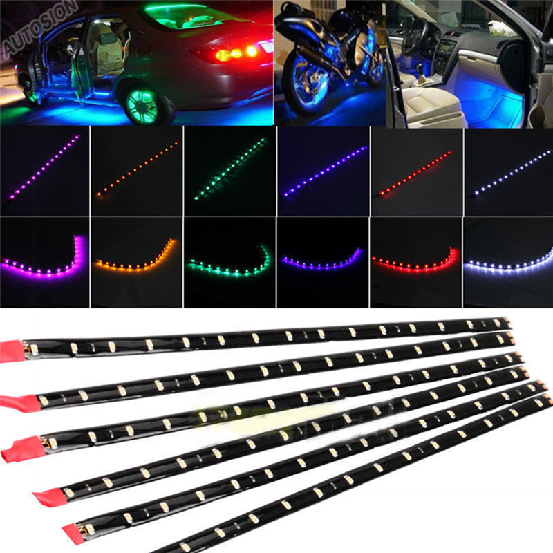 6 uds impermeable 15 SMD DC 12 - Car Led Strip 12V Waterproof reseña y precio