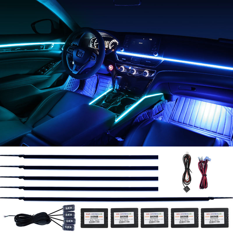 Tira de luces LED acrílicas pa - Car Ambient Light Door Panel Acrylic reseña y precio