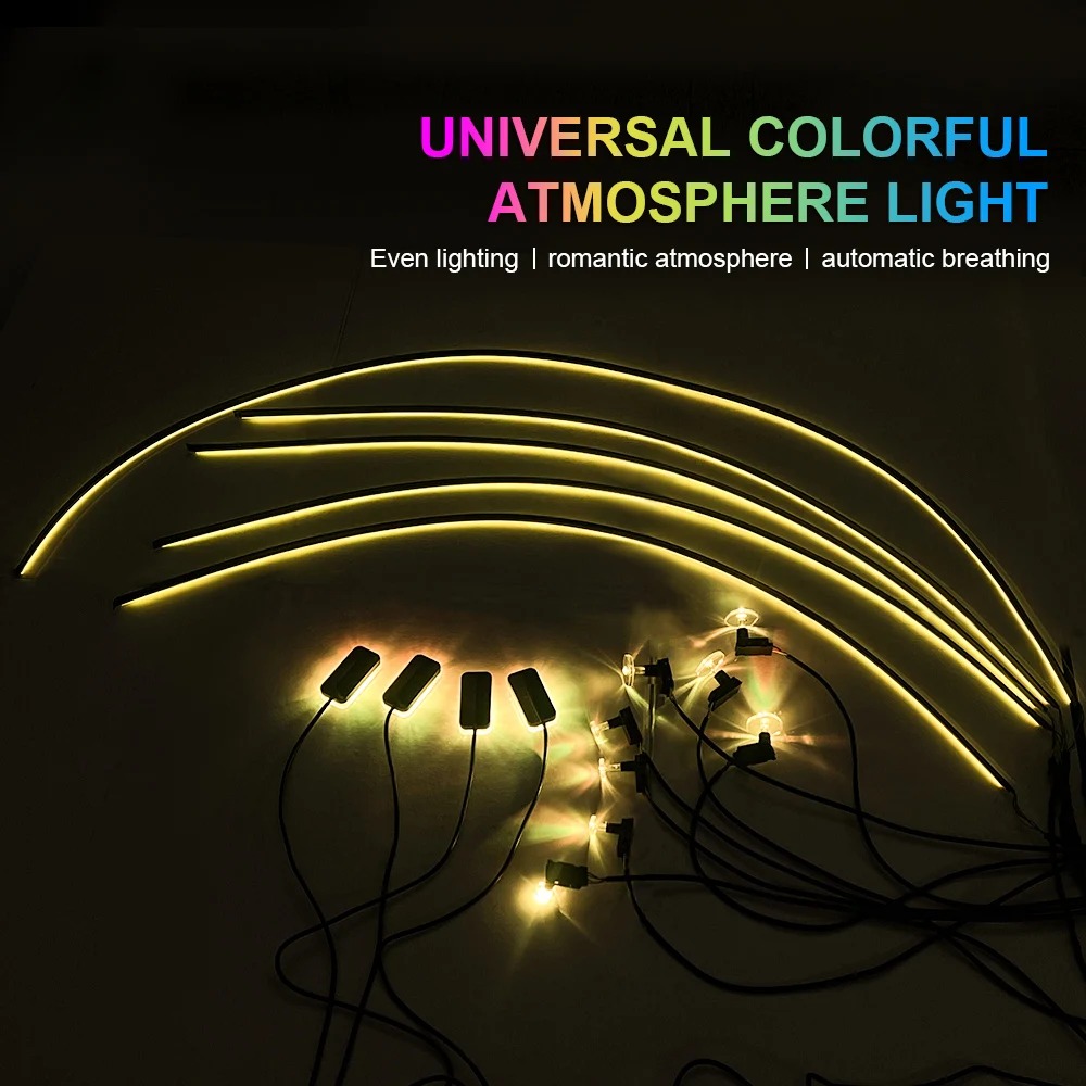 Tira de luces LED acrílicas pa - Car Ambient Light Door Panel Acrylic reseña y precio