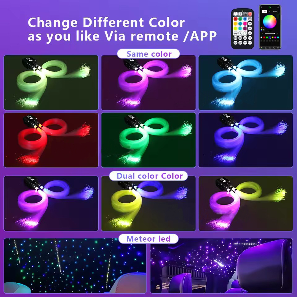 Luz LED de techo de coche con  - Car Roof Star Light Fiber Optic reseña y precio