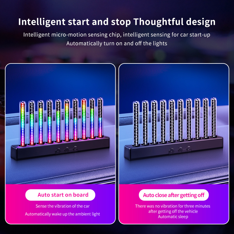 Iluminación ambiental para aut - Car Ambient Light Sound Activated reseña y precio