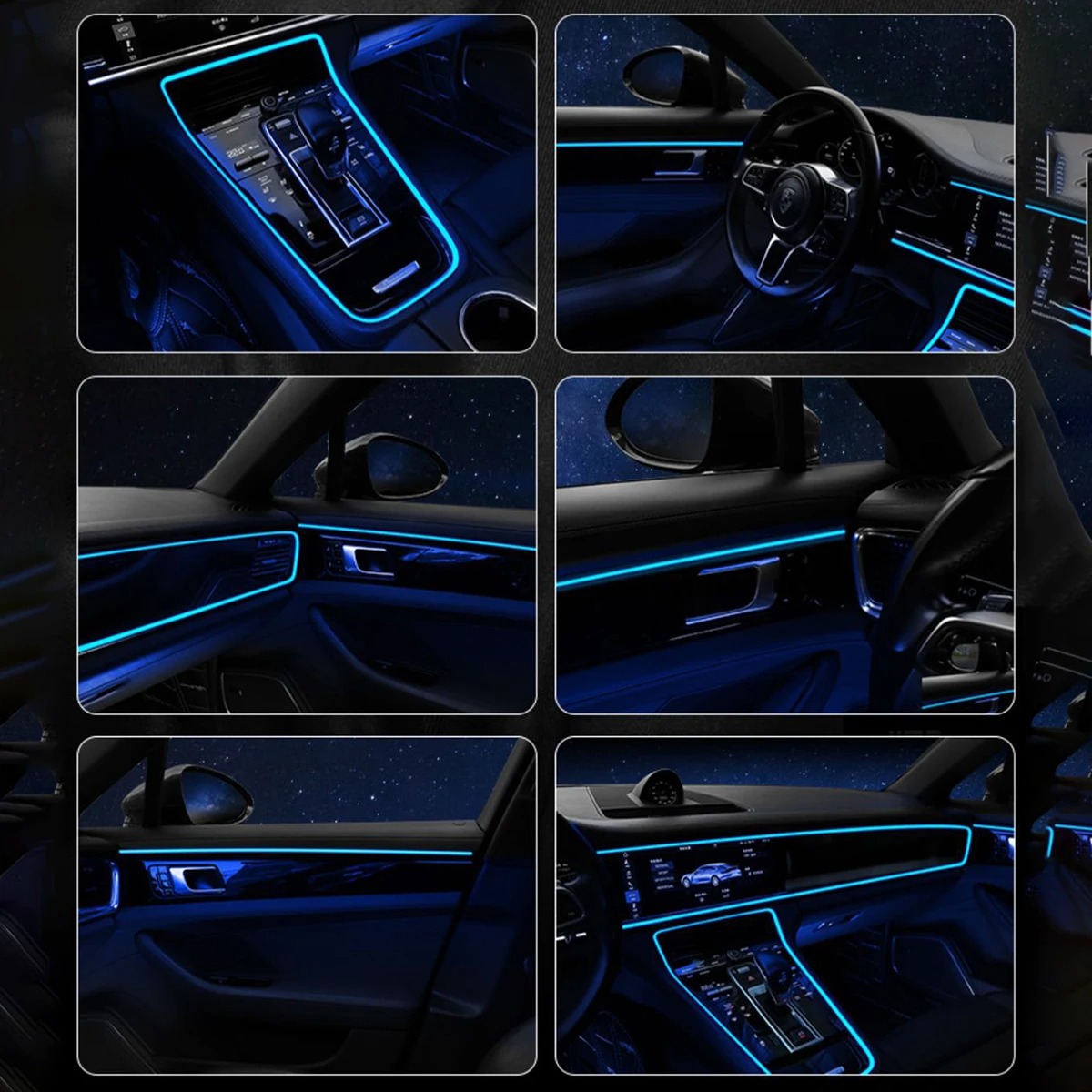 Ambiento de coche El cable LED - Car Interior Neon Light Usb reseña y precio