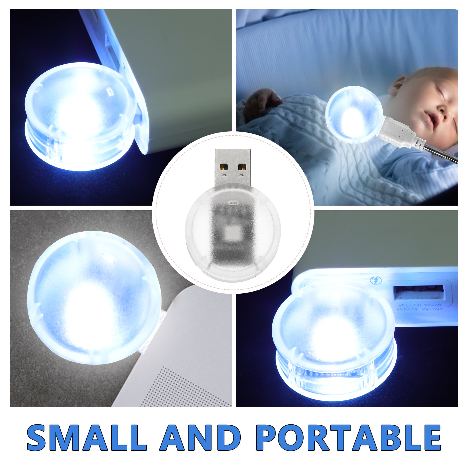 Lámpara nocturna USB con activ - Car Ambient Light Sound Activated reseña y precio