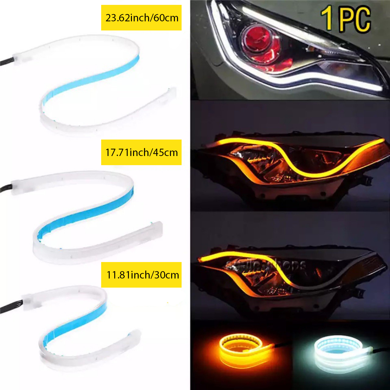 Luz LED Flexible de 12V para C - Car Led Strip 12V Waterproof reseña y precio