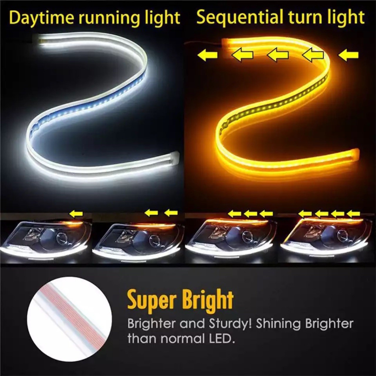 Luz LED Flexible de 12V para C - Car Led Strip 12V Waterproof reseña y precio