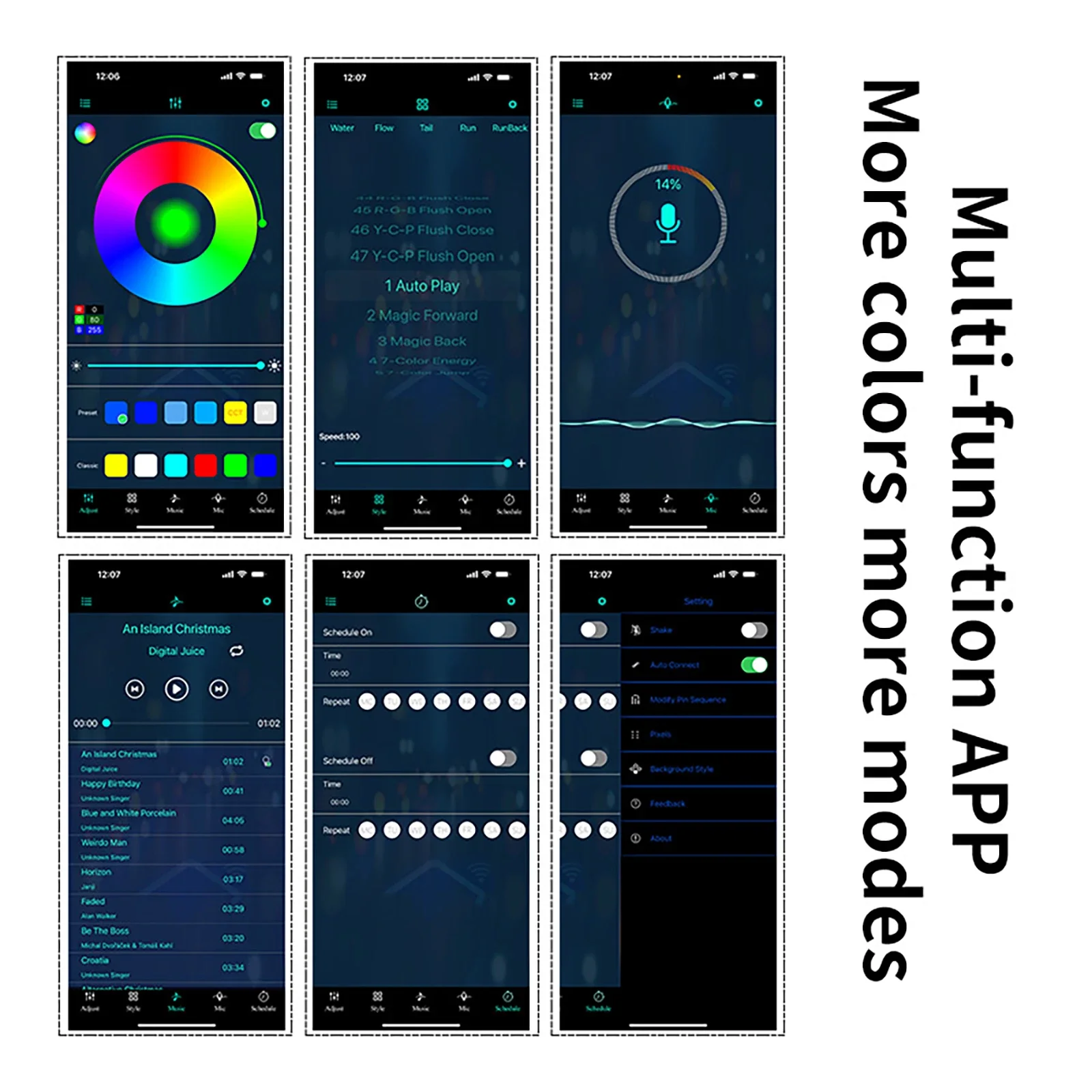Luz de ambiente Interior de co - Car Interior Led Strip App Control reseña y precio