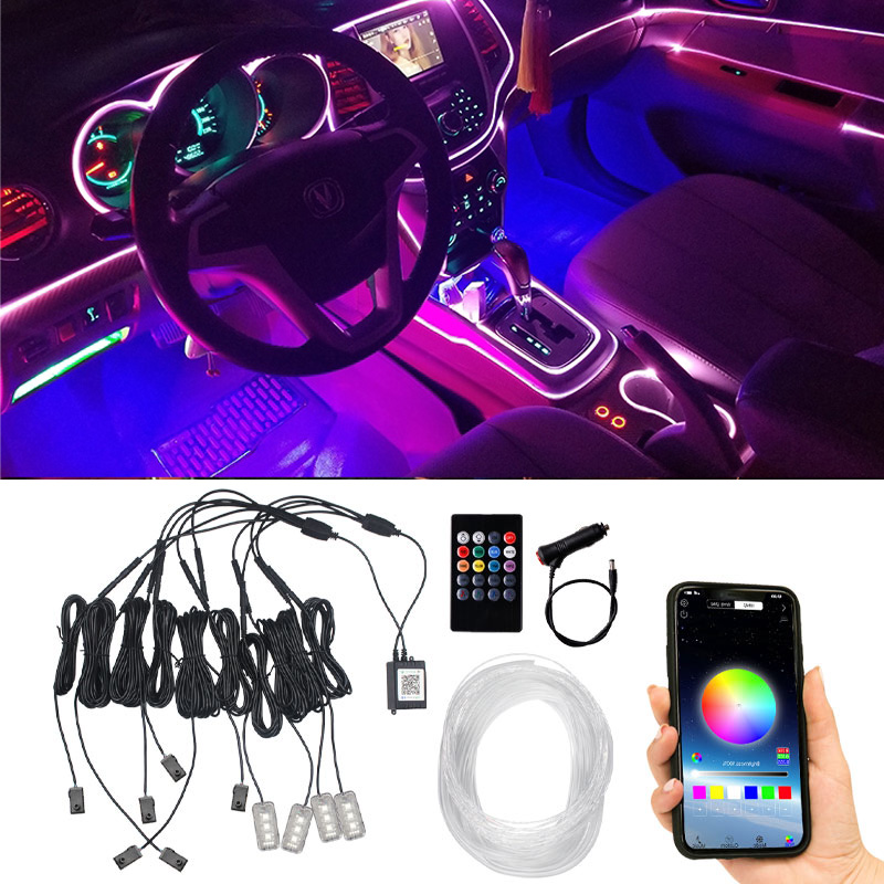 Accesorios para Auto 9/10 en 1 - Car Dashboard Light Fiber Optic reseña y precio